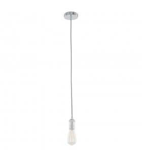 Modern Hanging Pendant Lamp Holders Chrome 1 Light , E27 - 2