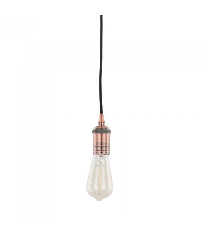 Modern Hanging Pendant Lamp Holders Red Copper 1 Light , E27 - 1