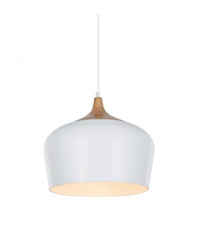 Modern Hanging Pendant White 1 Light , E27 - 1