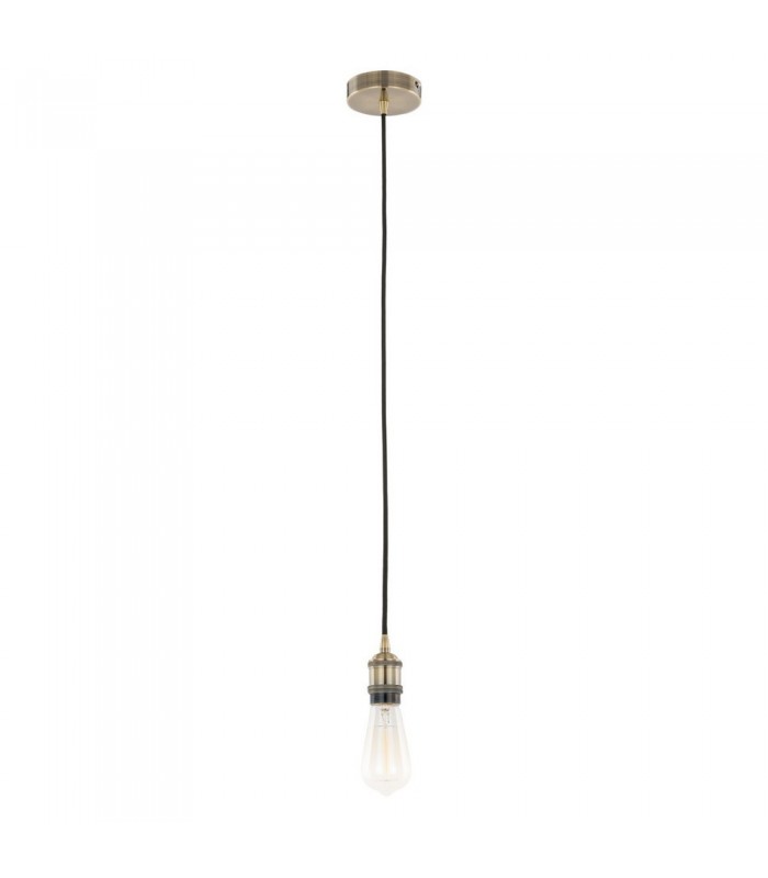 Modern Hanging Pendant Lamp Holders Antique Bronze 1 Light , E27 - 2