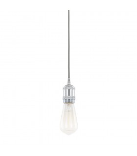 Modern Hanging Pendant Lamp Holders Chrome 1 Light , E27 - 1