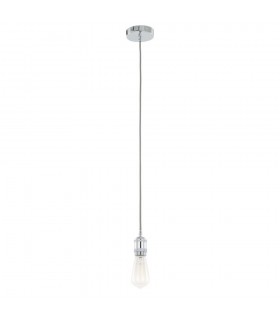 Modern Hanging Pendant Lamp Holders Chrome 1 Light , E27 - 2