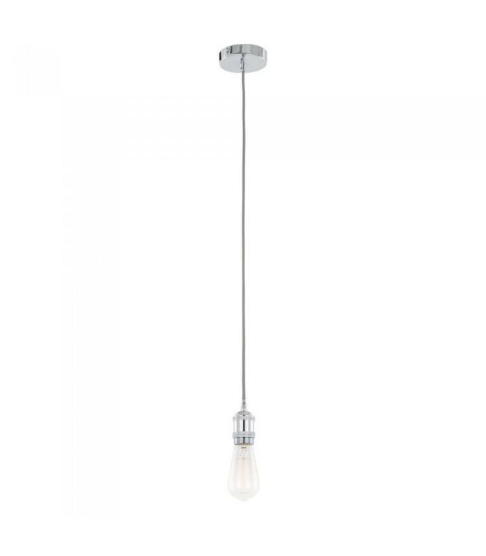 Modern Hanging Pendant Lamp Holders Chrome 1 Light , E27 - 2
