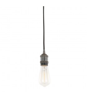 Modern Hanging Pendant Lamp Holders Black 1 Light , E27 - 1