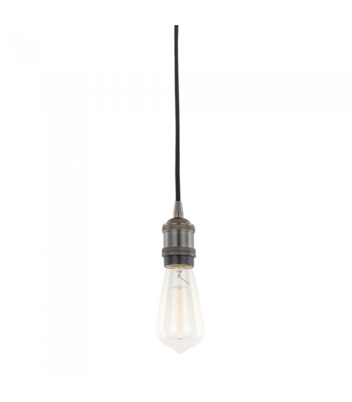 Modern Hanging Pendant Lamp Holders Black 1 Light , E27 - 1