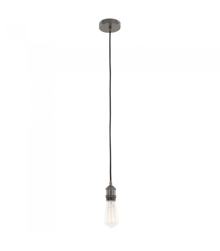 Modern Hanging Pendant Lamp Holders Black 1 Light , E27 - 2