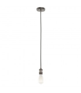 Modern Hanging Pendant Lamp Holders Black 1 Light , E27 - 2