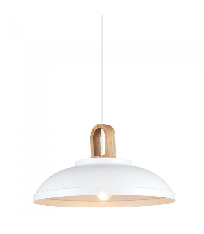 Modern Hanging Pendant White 1 Light , E27 - 1