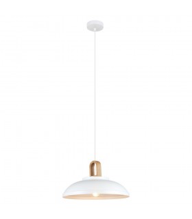 Modern Hanging Pendant White 1 Light , E27 - 2