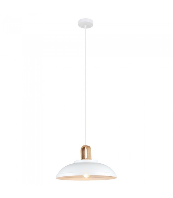 Modern Hanging Pendant White 1 Light , E27 - 2