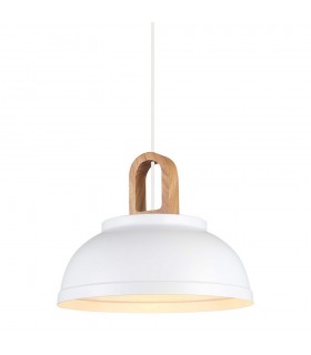 Modern Hanging Pendant White 1 Light , E27 - 1