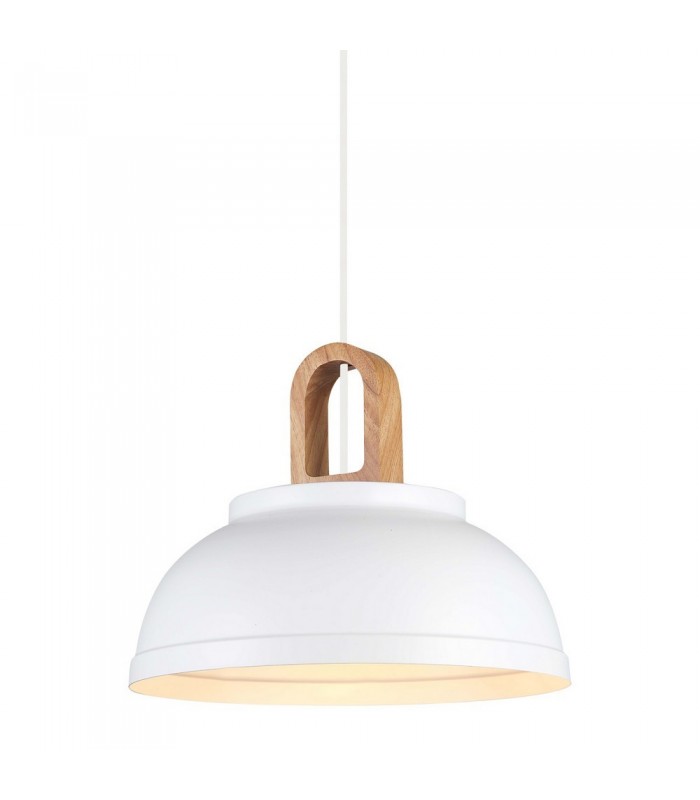 Modern Hanging Pendant White 1 Light , E27 - 1