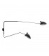 Industrial And Retro Wall Lamp Black 2 Light , E27 - 1