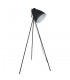 Industrial And Retro Floor Lamp Graphite, Red Copper 1 Light  with Graphite Shade, E27 - 1