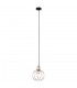 Industrial And Retro Hanging Pendant Black 1 Light  with Copper Shade, E27 - 2