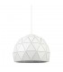 Modern Hanging Pendant White 1 Light , E27 - 1