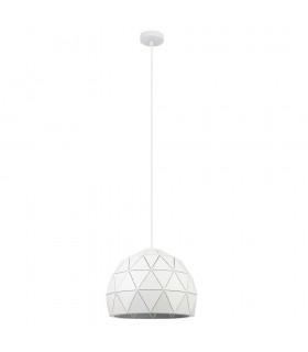 Modern Hanging Pendant White 1 Light , E27 - 2