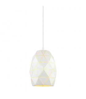 Modern Hanging Pendant White 1 Light , E27 - 1