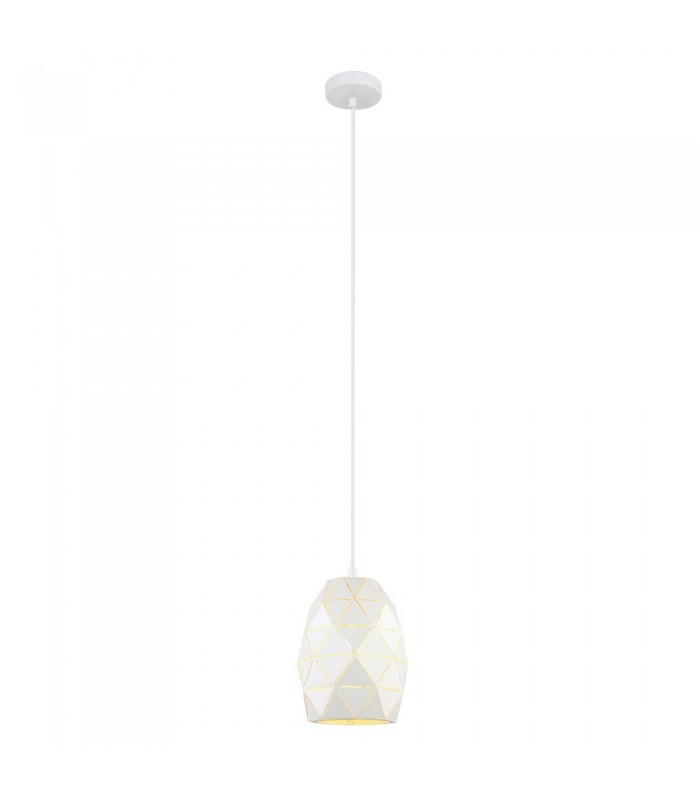 Modern Hanging Pendant White 1 Light , E27 - 2