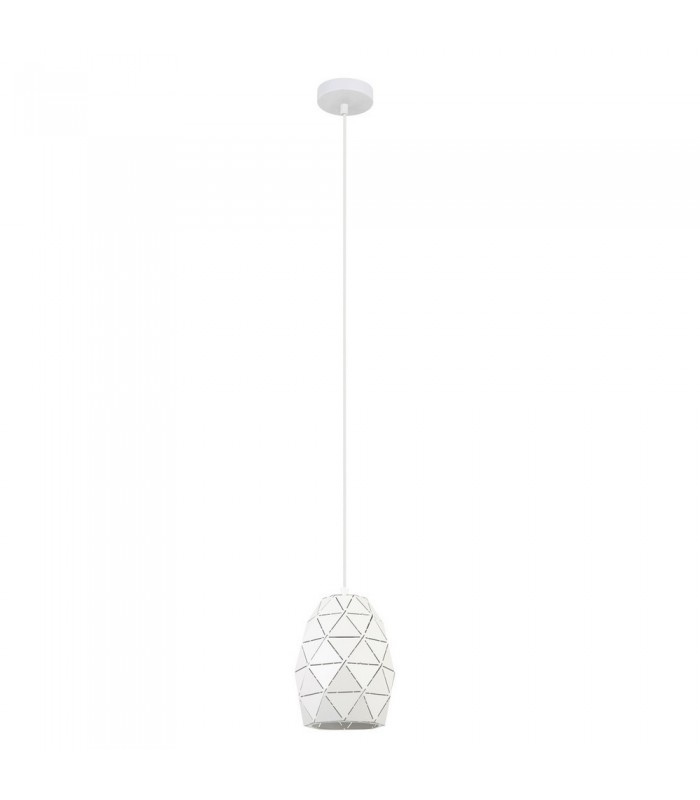 Modern Hanging Pendant White 1 Light , E27 - 3
