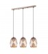 Modern Hanging Pendant Golden Champagne 3 Light , E27 - 1