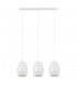 Modern Hanging Pendant White 3 Light , E27 - 2