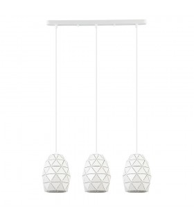 Modern Hanging Pendant White 3 Light , E27 - 2