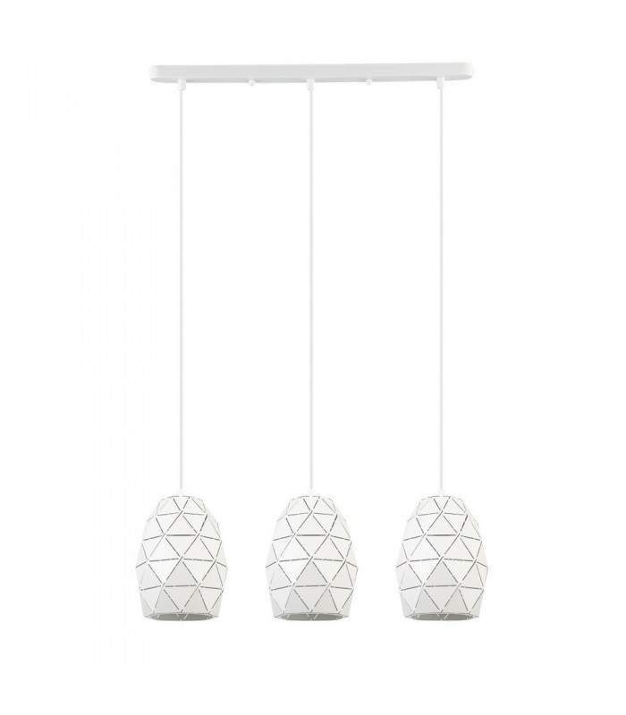 Modern Hanging Pendant White 3 Light , E27 - 2