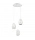 Modern Hanging Pendant White 3 Light , E27 - 2