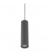 Modern Hanging Pendant Grey 1 Light  LED, GU10 - 1