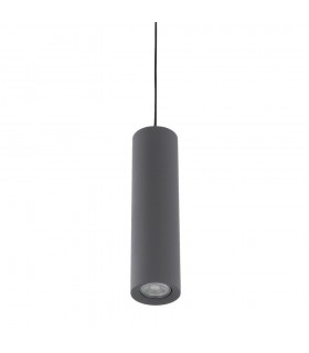 Modern Hanging Pendant Grey 1 Light  LED, GU10 - 1