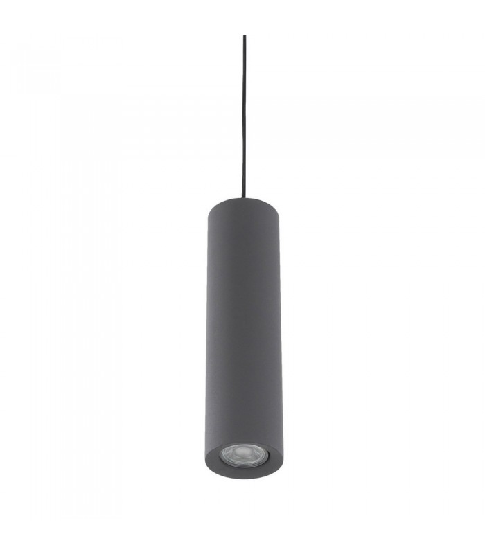 Modern Hanging Pendant Grey 1 Light  LED, GU10 - 1
