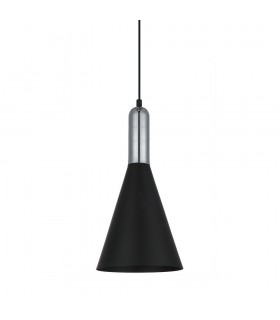 Modern Hanging Pendant Black 1 Light , E27 - 1