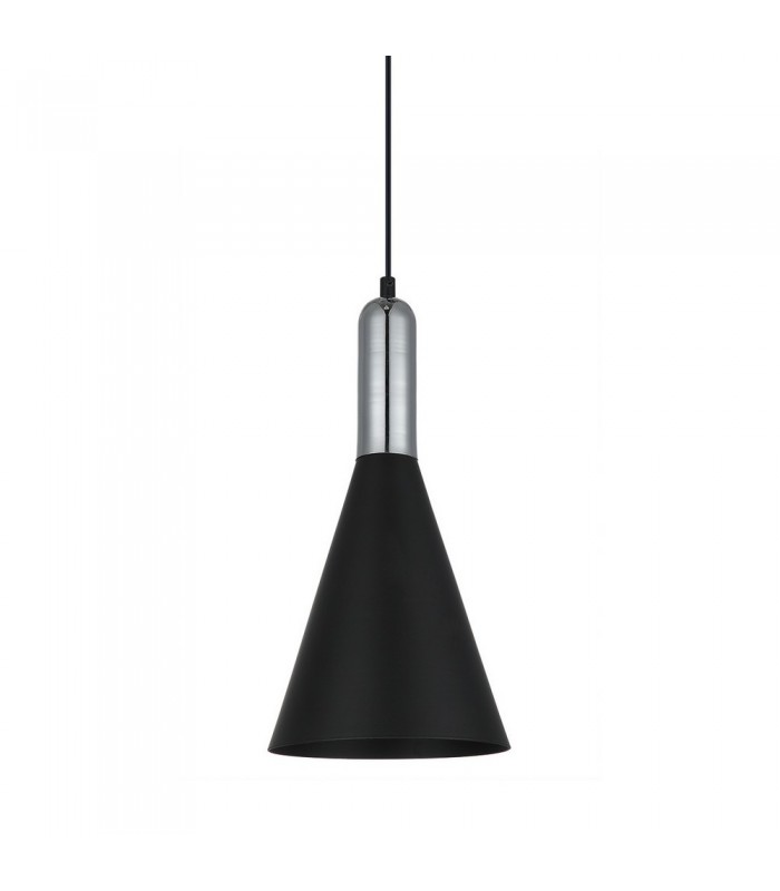 Modern Hanging Pendant Black 1 Light , E27 - 1