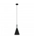 Modern Hanging Pendant Black 1 Light , E27 - 2