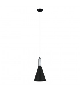 Modern Hanging Pendant Black 1 Light , E27 - 2