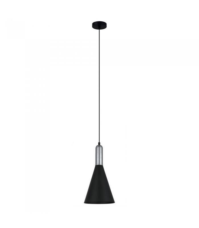 Modern Hanging Pendant Black 1 Light , E27 - 2