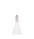 Modern Hanging Pendant White, Copper 1 Light , E27 - 1