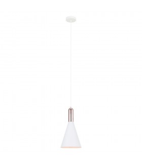 Modern Hanging Pendant White, Copper 1 Light , E27 - 2