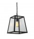 Industrial And Retro Hanging Pendant Black Matt 1 Light , E27 - 1