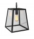 Industrial And Retro Hanging Pendant Black Matt 1 Light , E27 - 3