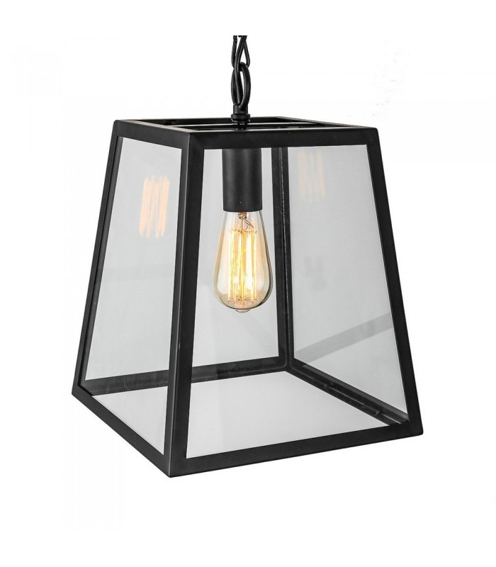 Industrial And Retro Hanging Pendant Black Matt 1 Light , E27 - 3