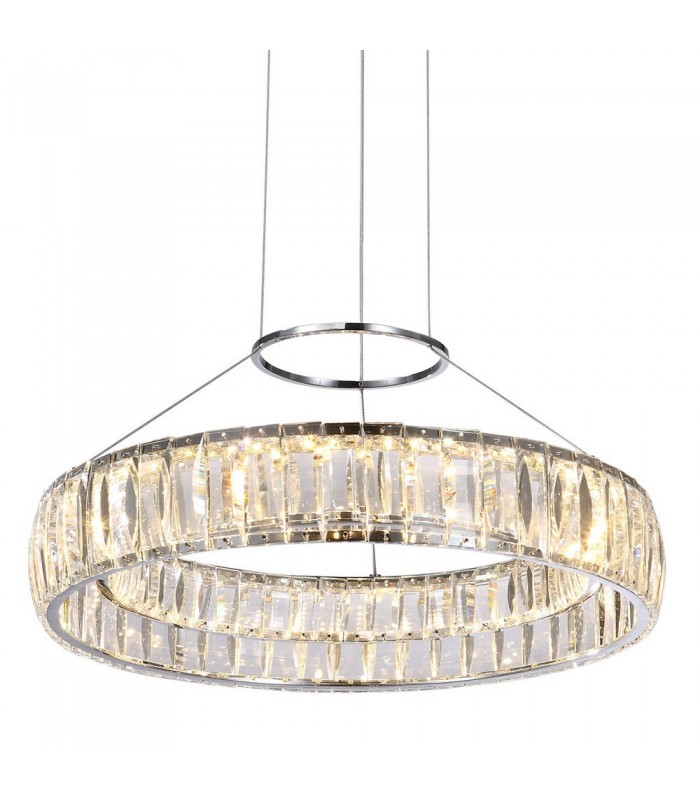 Classic LED Hanging Pendant Chrome, Warm White 3000K 2000lm - 1