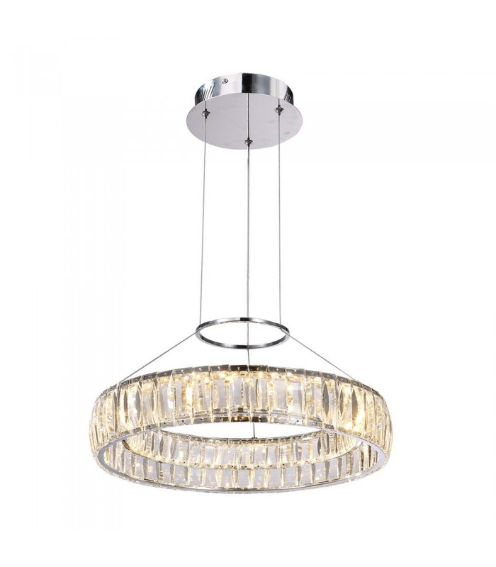 Classic LED Hanging Pendant Chrome, Warm White 3000K 2000lm - 2