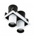 Modern Technical LED Recessed Ceiling White, Black, Warm White 3000K 1640lm - 3