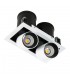 Modern Technical LED Recessed Ceiling White, Black, Warm White 3000K 1640lm - 4