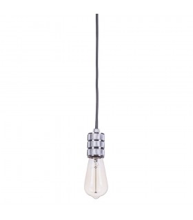 Modern Hanging Pendant Lamp Holders Chrome 1 Light , E27 - 1