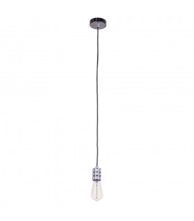 Modern Hanging Pendant Lamp Holders Chrome 1 Light , E27 - 2