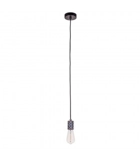 Modern Hanging Pendant Lamp Holders Black 1 Light , E27 - 2