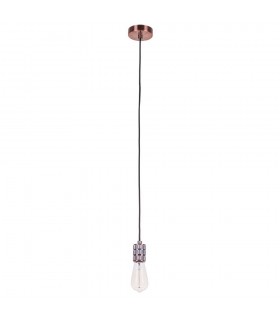 Modern Hanging Pendant Lamp Holders Red Copper 1 Light , E27 - 2